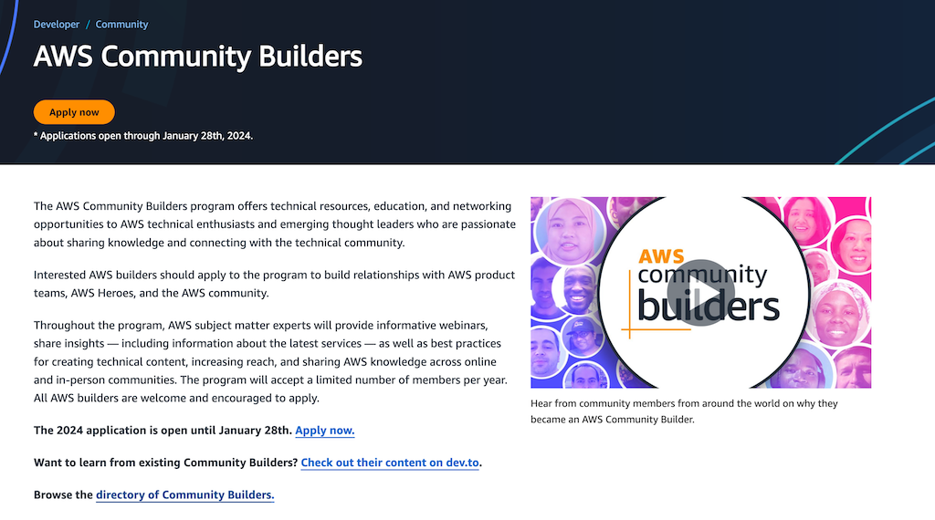 2023 as AWS Community Builder